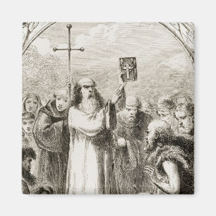 St Patrick, welches den Leuten von Irland die vier Magnet