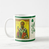 St- PatrickBischof des Irland-Katholisch-Heiligen Kaffeetasse (Links)