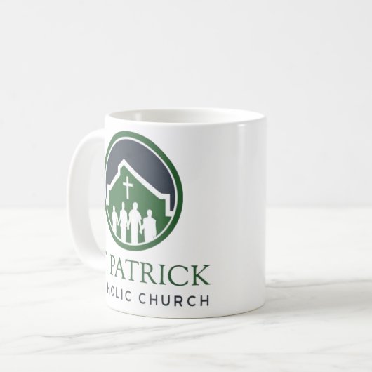 St- Patrickkaffee-Tasse Kaffeetasse (Vorderseite Links)