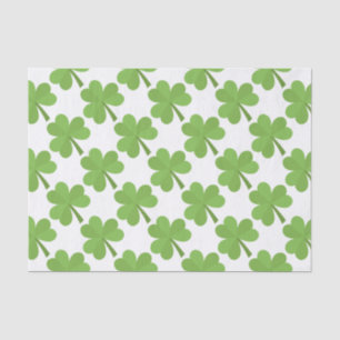 St- PatrickKleeblatt-Iren-Irland-Klee-Muster Seidenpapier