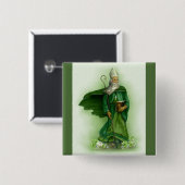 St- Patrickknopf Button (Vorne & Hinten)