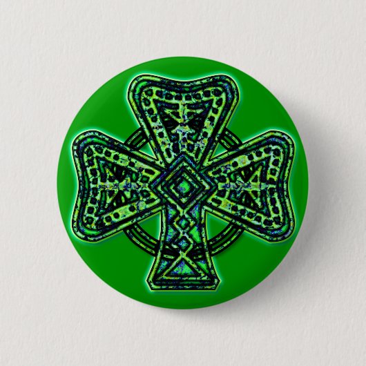 St- Patrickknopf Button (Vorderseite)
