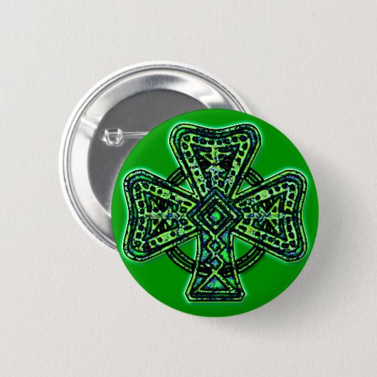 St- Patrickknopf Button (Vorne & Hinten)