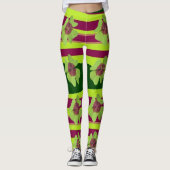 St. Patrick's - All Clover-Up Kleeblatt Leggings (Vorderseite)
