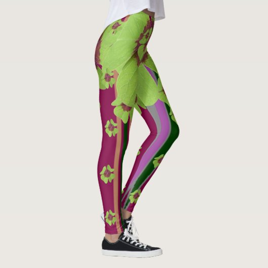 St. Patrick's - All Clover-Up Kleeblatt Leggings (Rechts)
