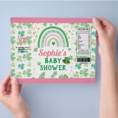 St Patrick's Baby Girl Shower Chip Bag Wrapper Flyer (Hand)