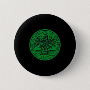 St Patricks Bataillon San Patricios Irisch Mexikan Button