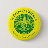 St Patricks Bataillon San Patricios Irisch Mexikan Button (Vorderseite)