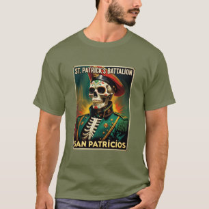 St Patricks Bataillon San Patricios Irisch-Mexikan T-Shirt