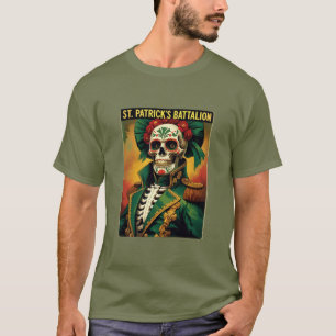 St Patricks Bataillon San Patricios Irisch Mexikan T-Shirt