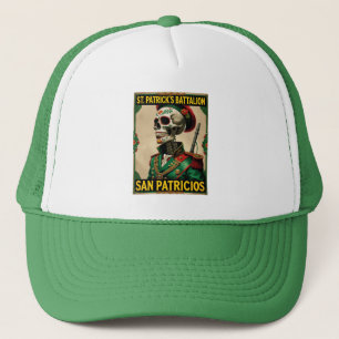 St Patricks Bataillon San Patricios Irisch-Mexikan Truckerkappe