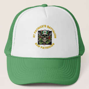 St Patricks Bataillon San Patricios Irisch-Mexikan Truckerkappe