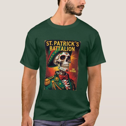 St Patricks Battalion San Patricios Irish Mexican T-Shirt (Vorderseite)