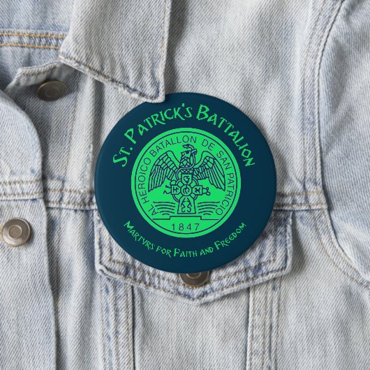 St. Patrick's Battalion San Patricios Katholik Button (Beispiel)