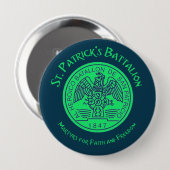 St. Patrick's Battalion San Patricios Katholik Button (Vorne & Hinten)
