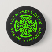 St. Patrick's Battalion San Patricios Katholik Button (Vorderseite)
