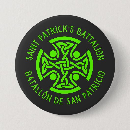 St. Patrick's Battalion San Patricios Katholik Button (Vorderseite)