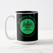 St. Patrick's Battalion San Patricios Katholik Zweifarbige Tasse (Links)