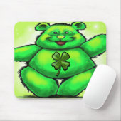 St. Patrick's Bear Mousepad (Mit Mouse)