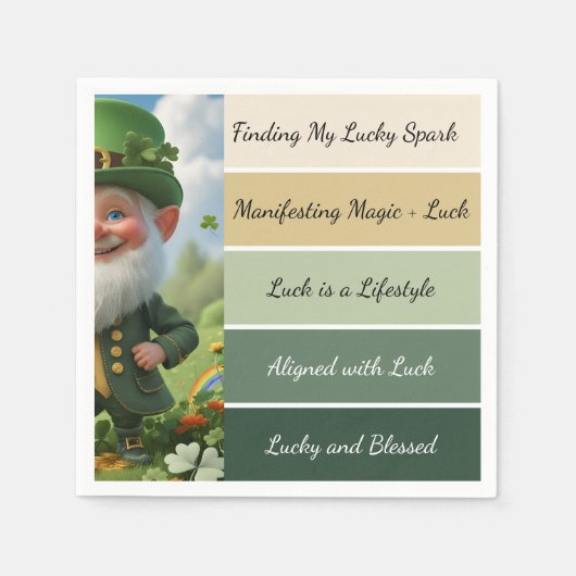 St. Patricks Bekenntnis Serviette (Vorderseite)