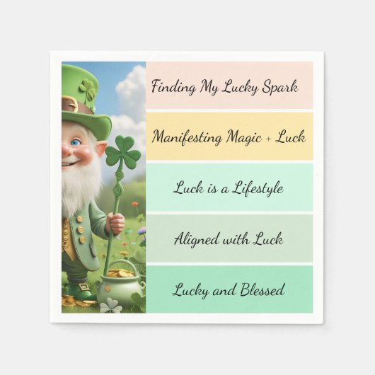 St. Patricks Bekenntnis Serviette (Vorderseite)