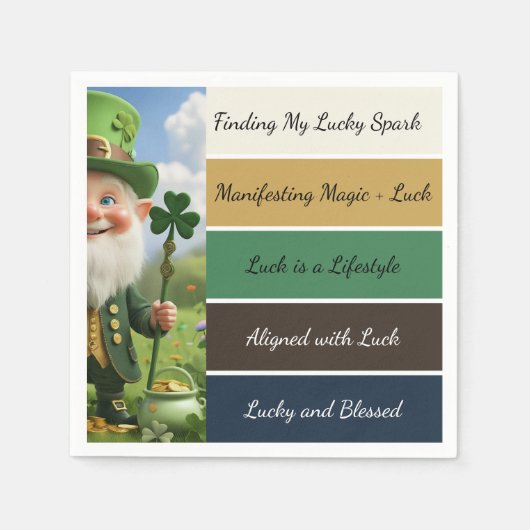 St. Patricks Bekenntnis Servietten (Vorderseite)