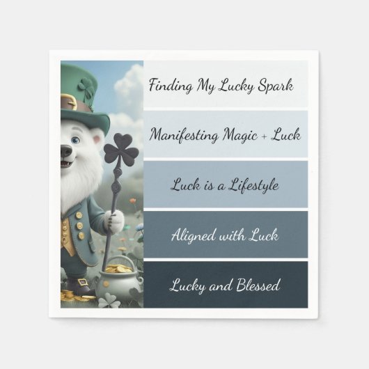 St. Patricks Bekräftigung Serviette (Vorderseite)