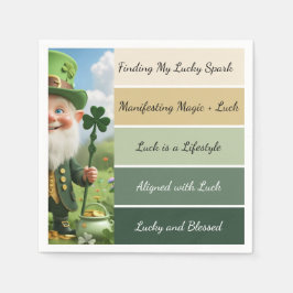 St. Patricks Bekräftigung Serviette
