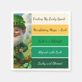 St. Patricks Bekräftigung Serviette