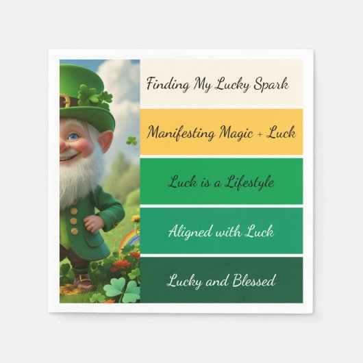St. Patricks Bekräftigung Serviette (Vorderseite)