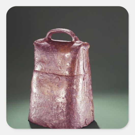 St. Patrick's Bell, Irland, c.552 Quadratischer Aufkleber (Vorderseite)
