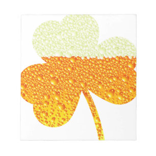 St Patricks Bierklee Notizblock