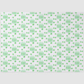 St. Patrick's Birthday Cake Pattern Seidenpapier (Vorderseite)