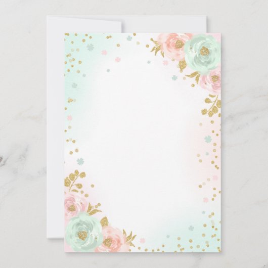 St. Patrick's Birthday Einladung Lucky One Party (Rückseite)