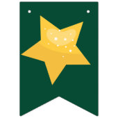 St. Patrick's Birthday Rainbow Clover Green Irish Wimpelkette (Erste Fahne)