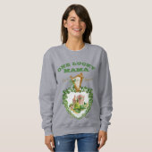 St Patrick's Blarney Castle Irish Harp Lucky Mama Sweatshirt (Vorne ganz)