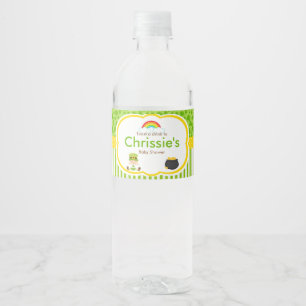 St Patricks Boy Baby Dusche Party Wasserflaschenetikett