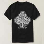 St. Patrick's Breastplate Gebet katholische Grün T-Shirt (Design vorne)