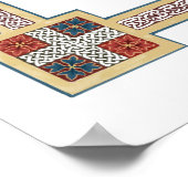 St. Patrick's Breastplate Gebet mit keltischen Kno Poster (Ecke)