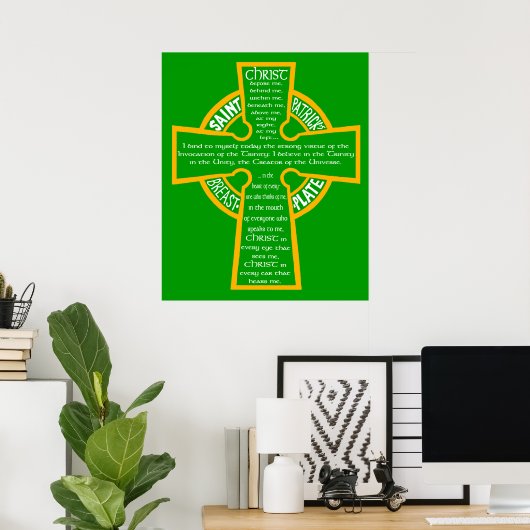 St. Patrick's Breastplate Poster (Heimbüro)
