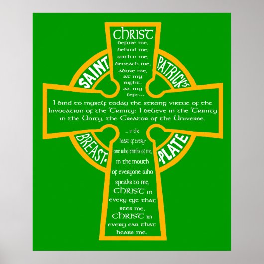 St. Patrick's Breastplate Poster (Vorne)