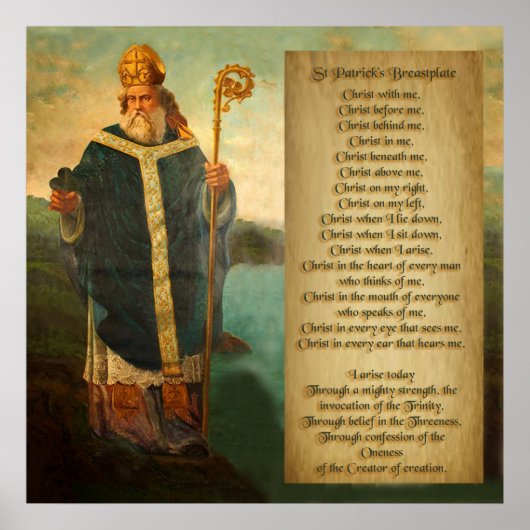 St Patrick's Breastplate. Poster (Vorne)