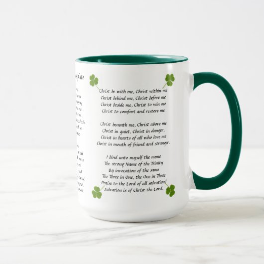 St Patrick's Breastplate Tasse (Rechts)