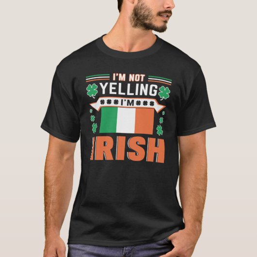 St. Patrick's Brustschild Gebet und Bild für Gre T-Shirt (Vorderseite)