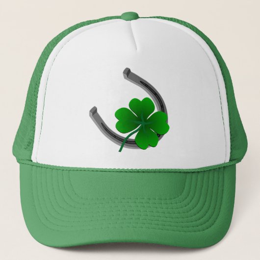 St. Patrick's Cap Lucky Irish Hats Lucky Caps Truckerkappe (Vorderseite)