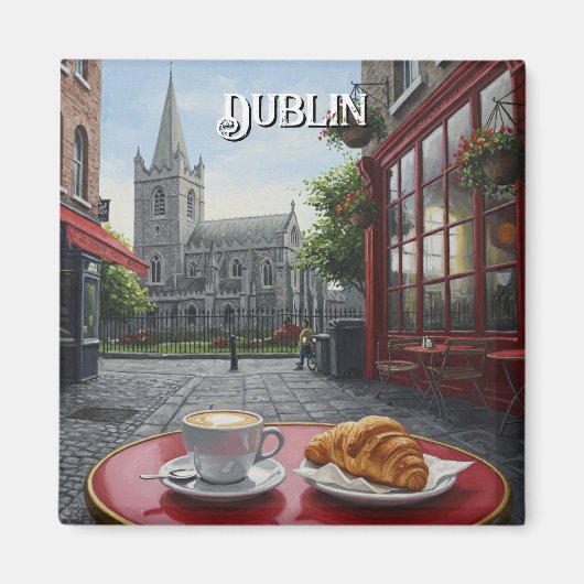 St Patricks Cathedral Dublin Irland Reisen Magnet (Vorne)