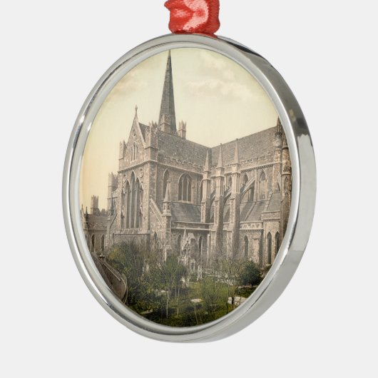 St Patrick's Cathedral Dublin Irland Silbernes Ornament (Links)