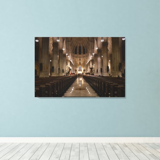 St. Patrick's Cathedral Leinwanddruck (Insitu (Holzboden))