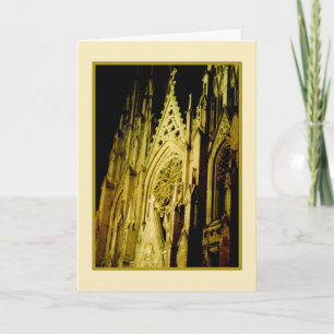 St. Patrick's Cathedral Weihnachtskarte - Jahresze Feiertagskarte