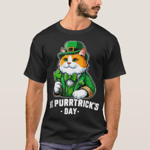St Patricks Catricks Day Cats Saint Pattys Women G T-Shirt